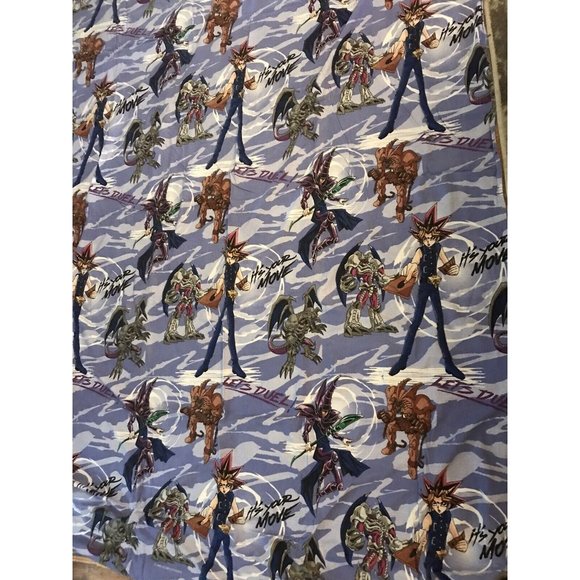 Bedding Vintage Yugioh Kazuki Takahashi Character Twin Flat Sheet